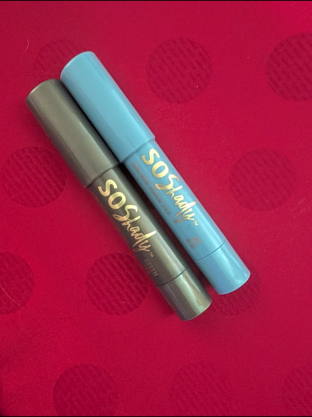 SO Shady Long Wear Shadow Stick In Sky Blue & Green Tea By Belle Beauty 🆕